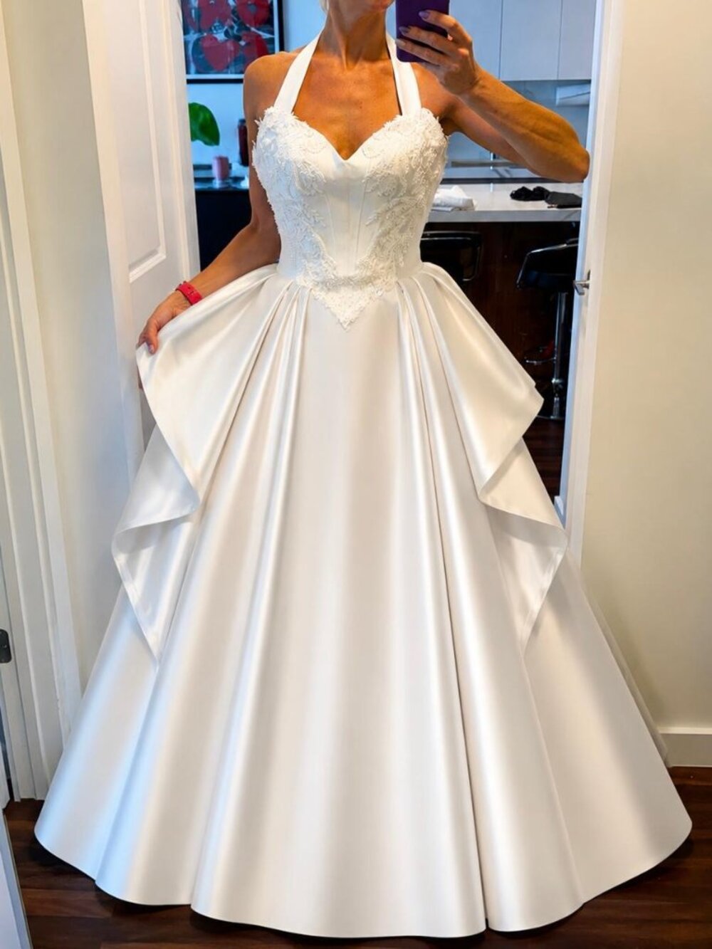 ONE-OF-A-KIND ORIGINAL DESIGN - BRIDAL WEDDING GOWN - Brand New Never Worn Sz 2